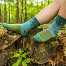 Load image into Gallery viewer, Darn Tough | Women's Treeline Micro Crew Midweight Hiking Socks in Aqua