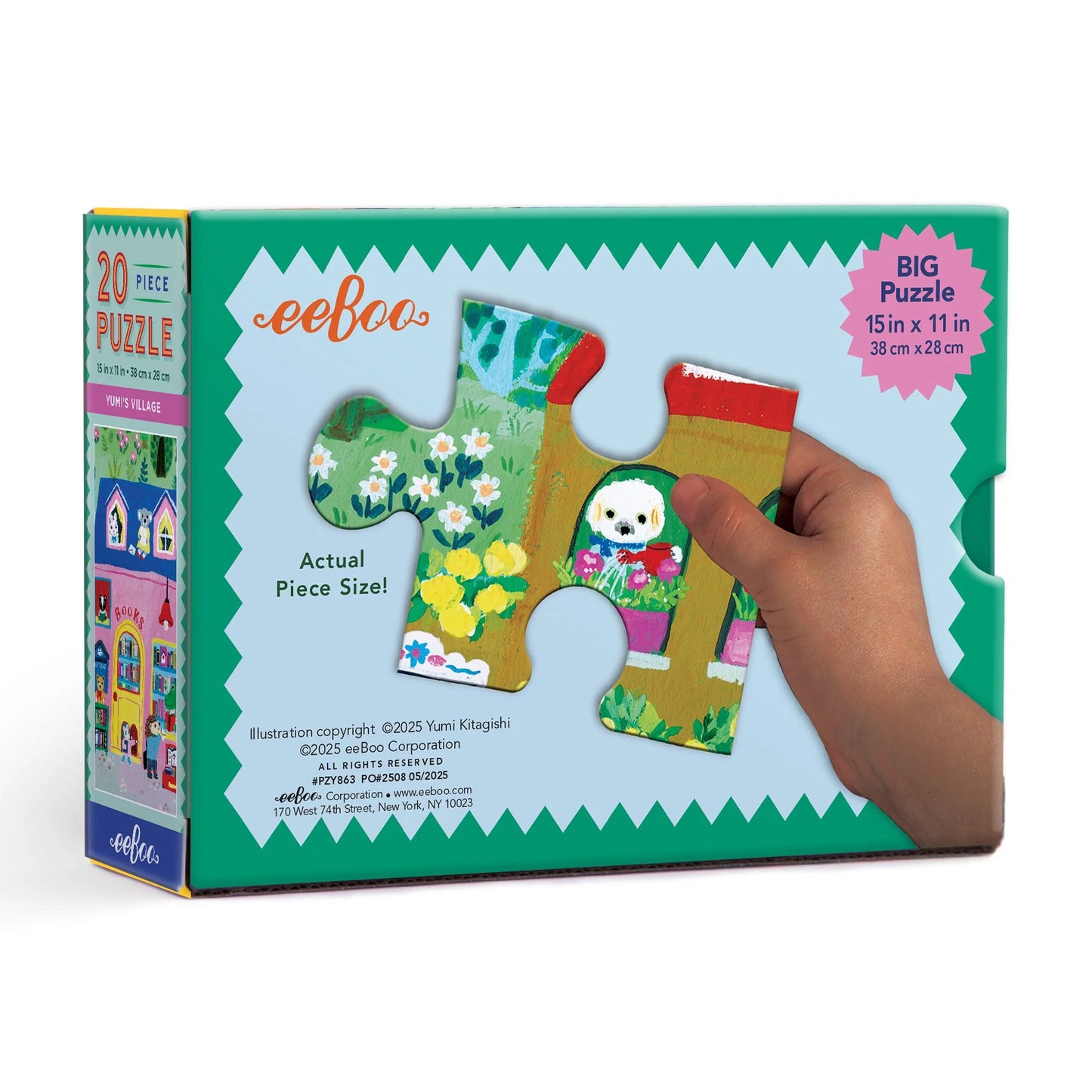 Eeboo | Yumi's Village 20 Piece Puzzle