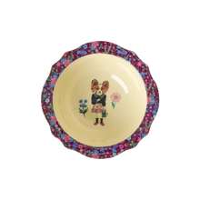 Load image into Gallery viewer, Vintage Inspired Nathalie Lété Bowl in Bordeaux
