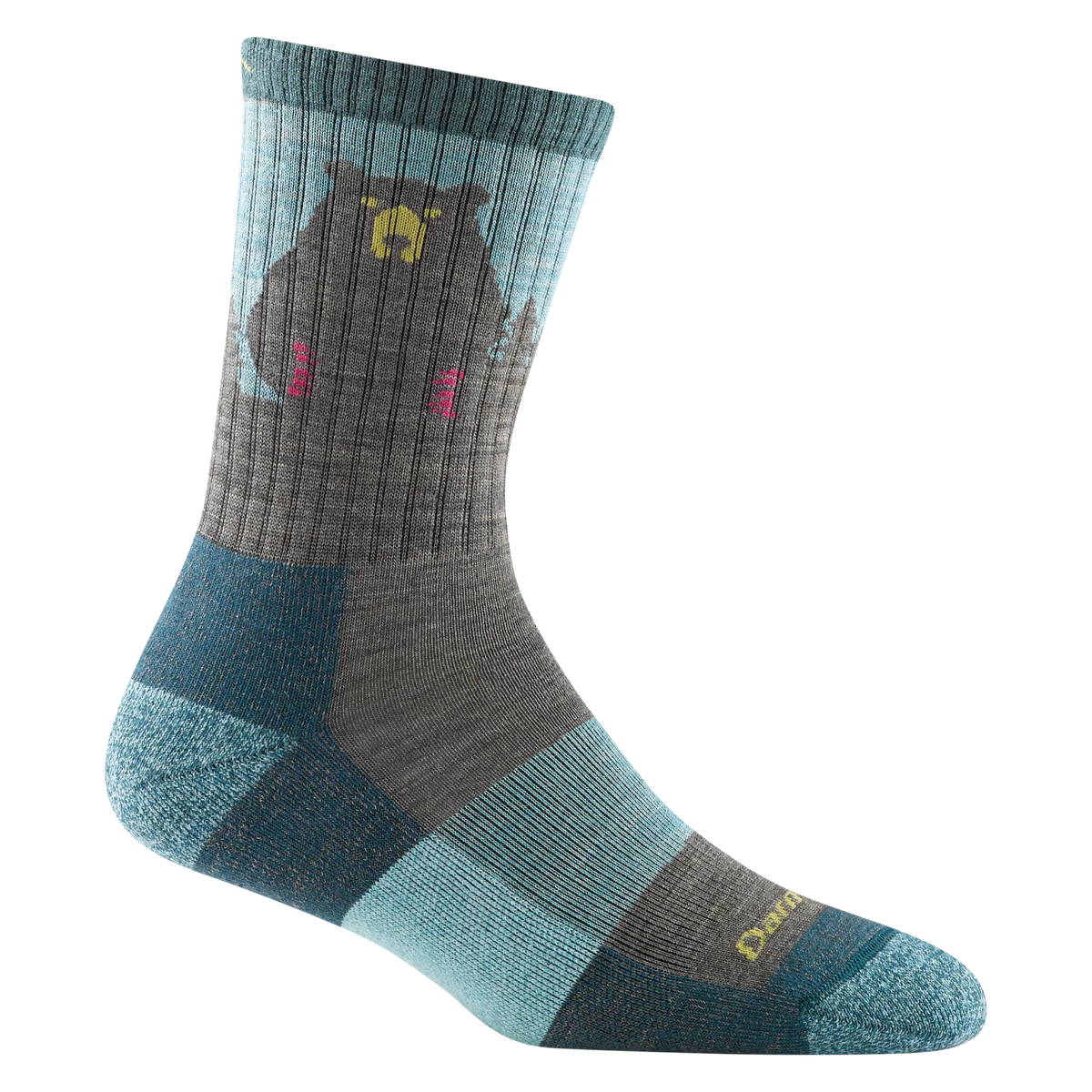 Aqua Darn Tough Bear Town Micro Crew lightweight hiking sock.
