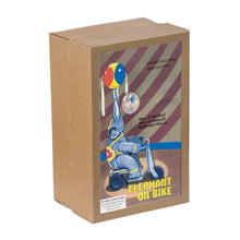 Load image into Gallery viewer, Tin Elephant on a Bike