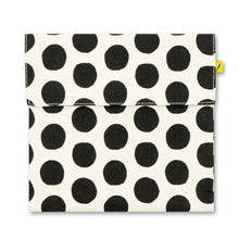 Load image into Gallery viewer, Fluf | Flip Snack Bag in Black & White Dots