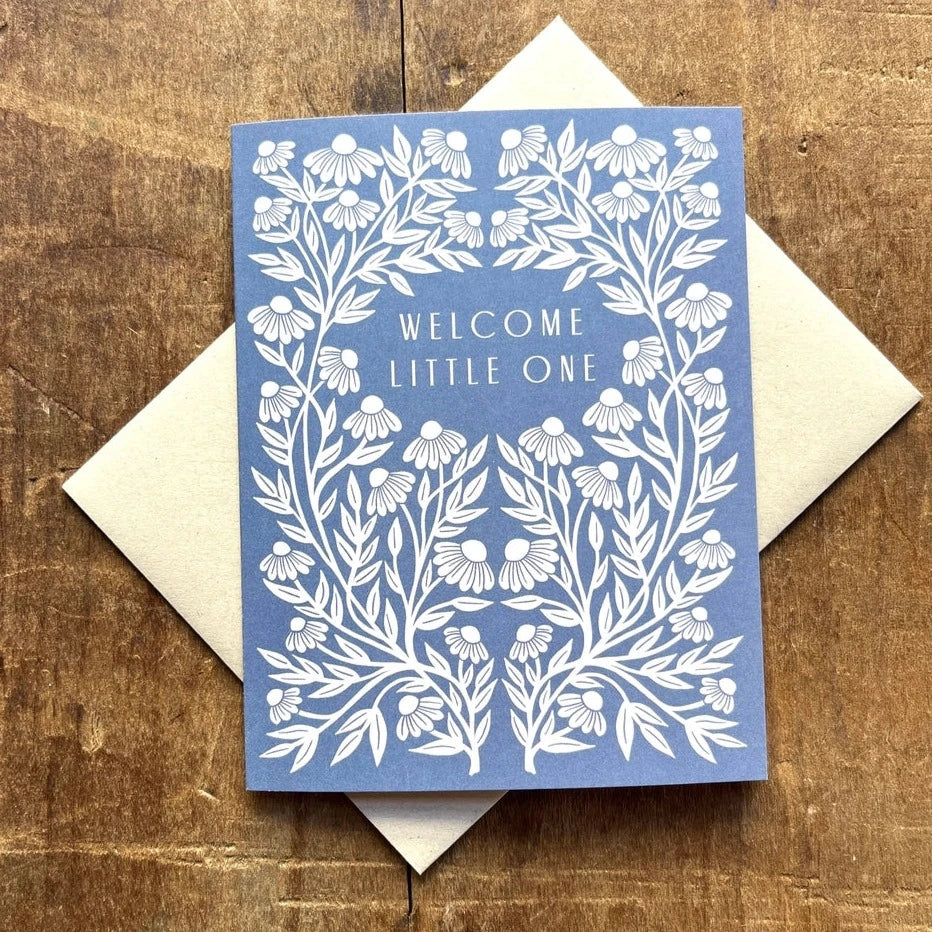 Katharine Watson | Welcome Little One Offset Printed Card