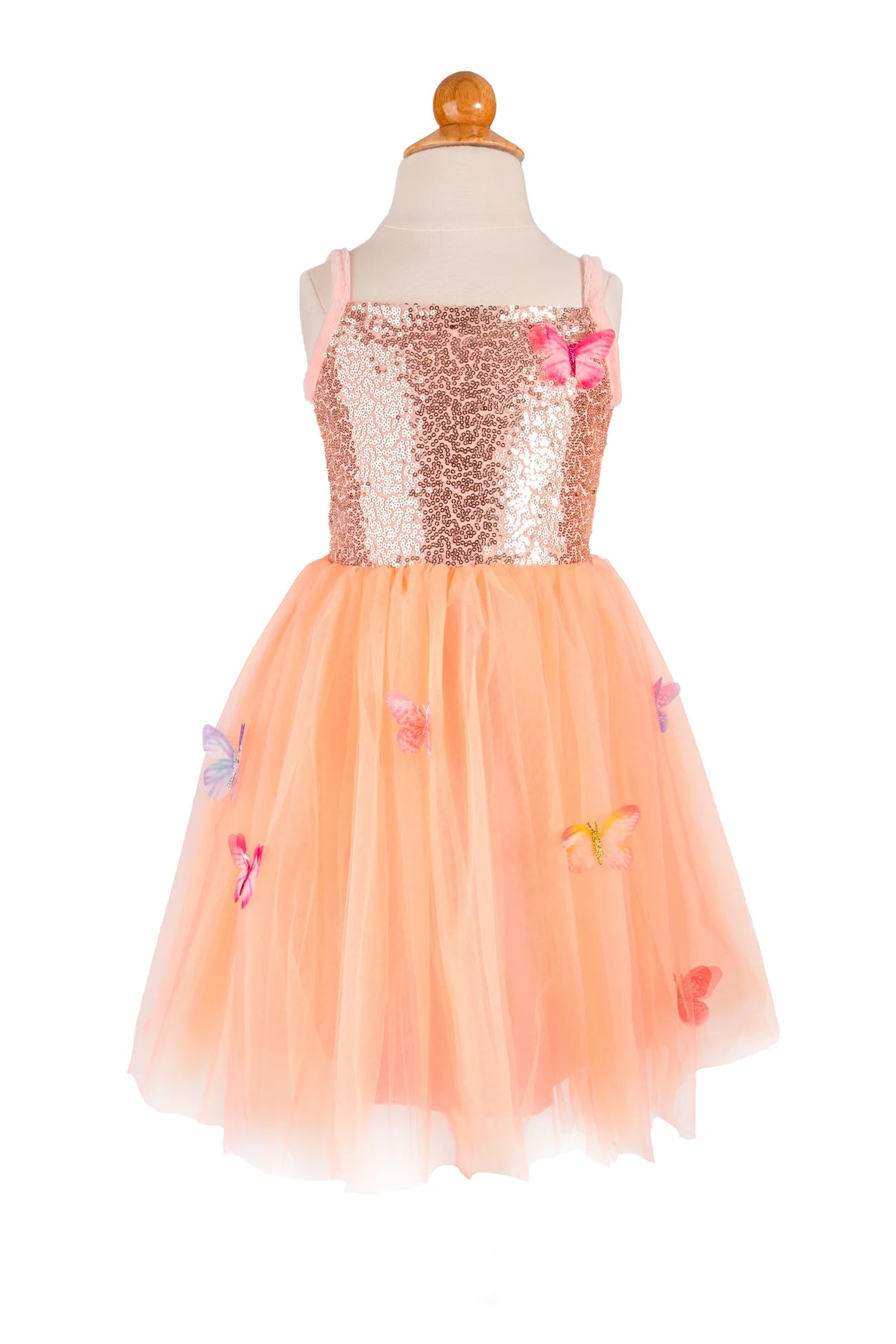 Butterfly Bliss Dress in Peach