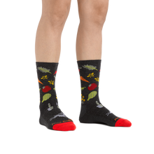 Load image into Gallery viewer, Darn Tough | Farmer's Market Crew Lightweight Lifestyle Sock in Charcoal