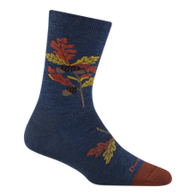 Load image into Gallery viewer, Darn Tough | Blossom Crew Lightweight Lifestyle Socks in Oak Denim