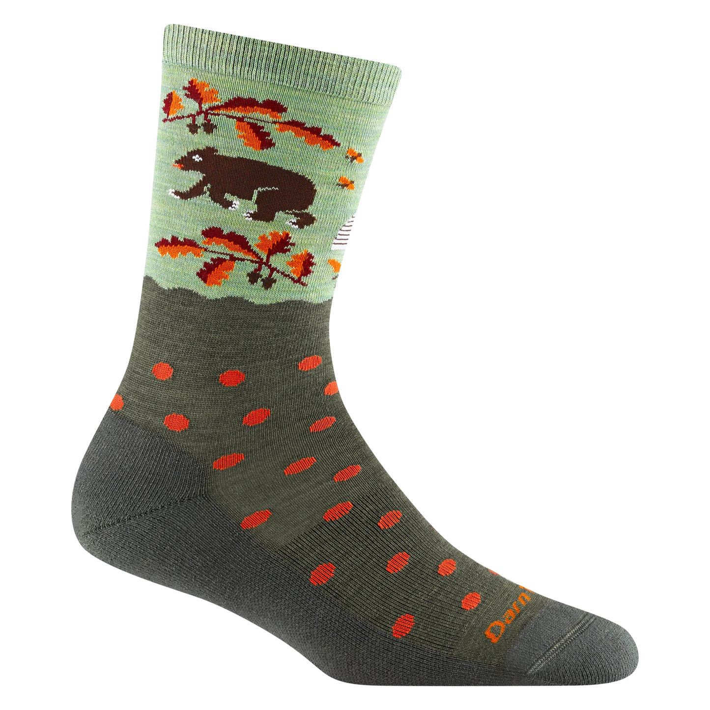 Darn Tough | Wild Life Crew Lightweight Lifestyle Sock in Forest