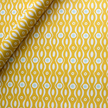 Load image into Gallery viewer, Cambridge Imprint | Persephone Patterned Paper in Mustard and Turquoise