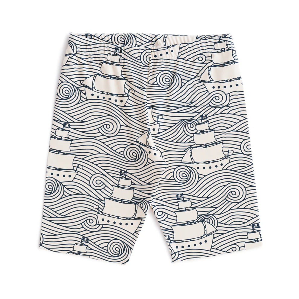 Bike Shorts in Navy High Seas