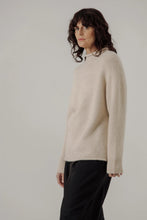Load image into Gallery viewer, Bare Knitwear | Handloom Rollneck Sweater in Cream