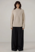 Load image into Gallery viewer, Bare Knitwear | Handloom Rollneck Sweater in Cream