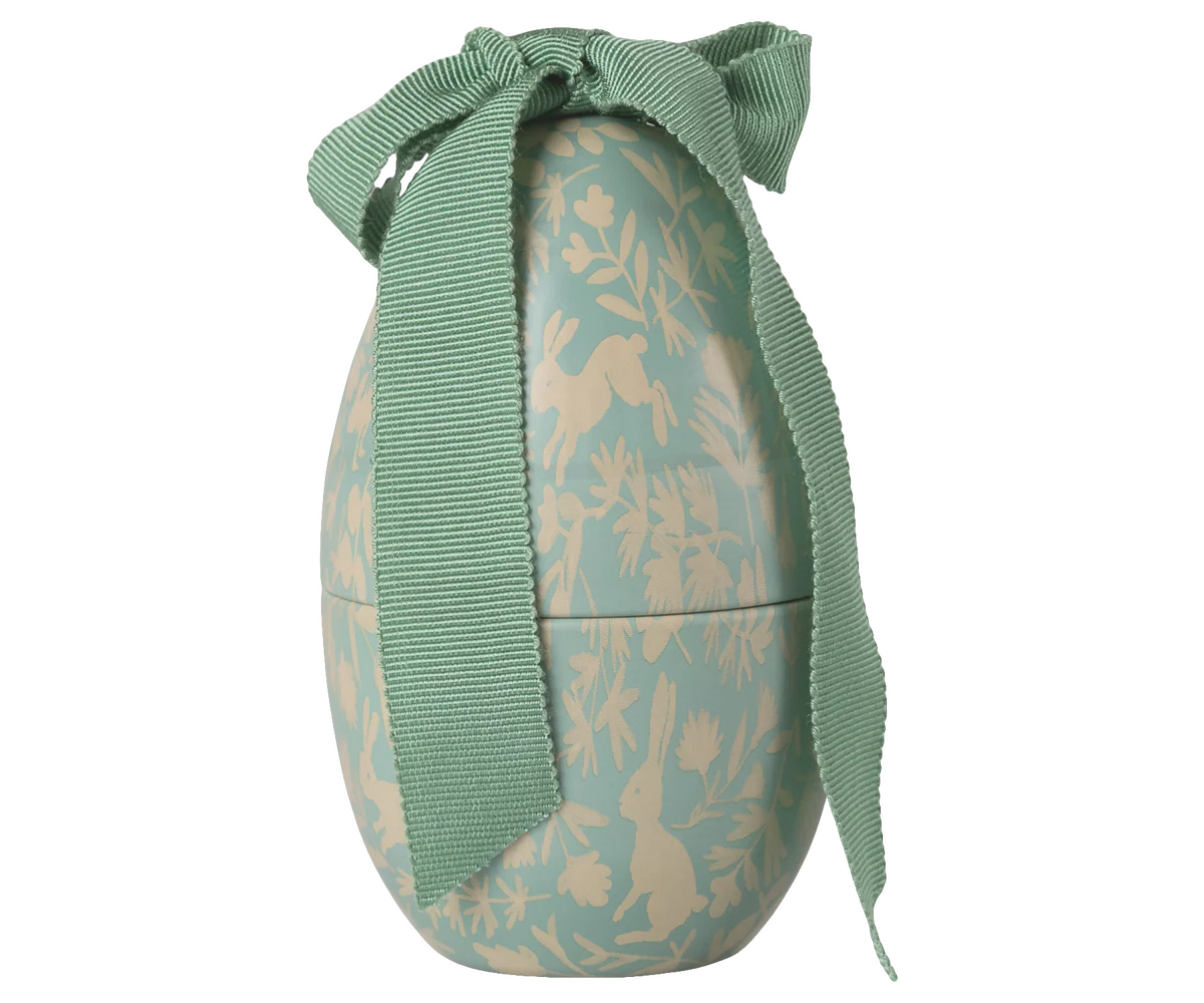 Small Easter Egg in Dusty Mint