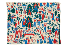 Load image into Gallery viewer, Swiss Fields Baby Blanket in Blue