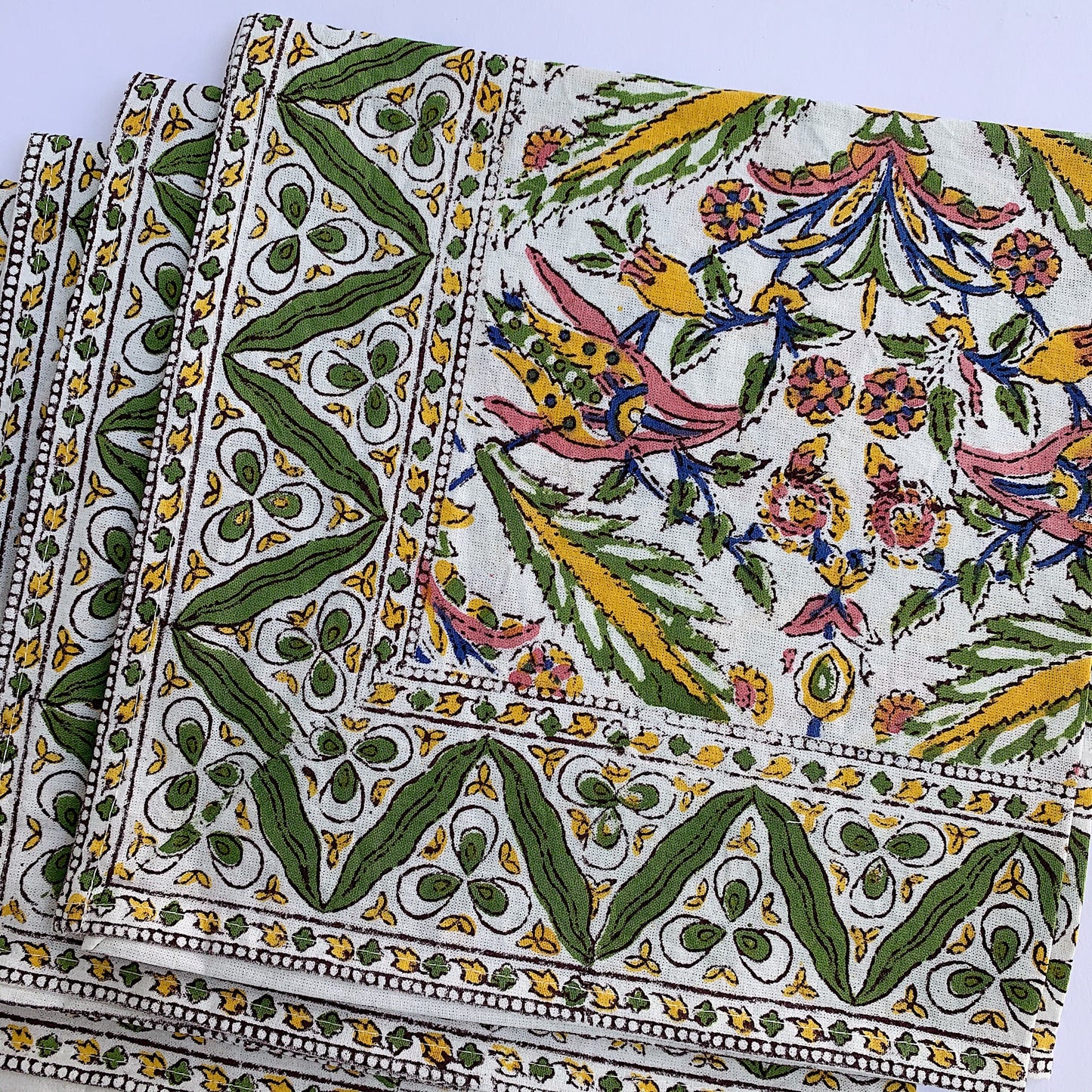 Blockprint Napkin Set/4 | Victoria & Albert