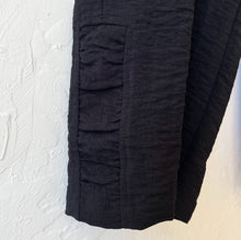 Load image into Gallery viewer, Habitat | Express Travel Ruched Ankle Pant in Black