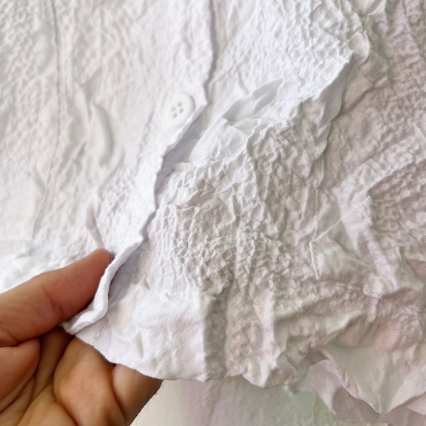 Olivia by Habitat | Crush Travel Scrunch Collar Jacket in White