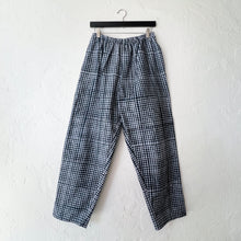 Load image into Gallery viewer, Fahari Bazaar | Lazy Pants in Indigo Gingham