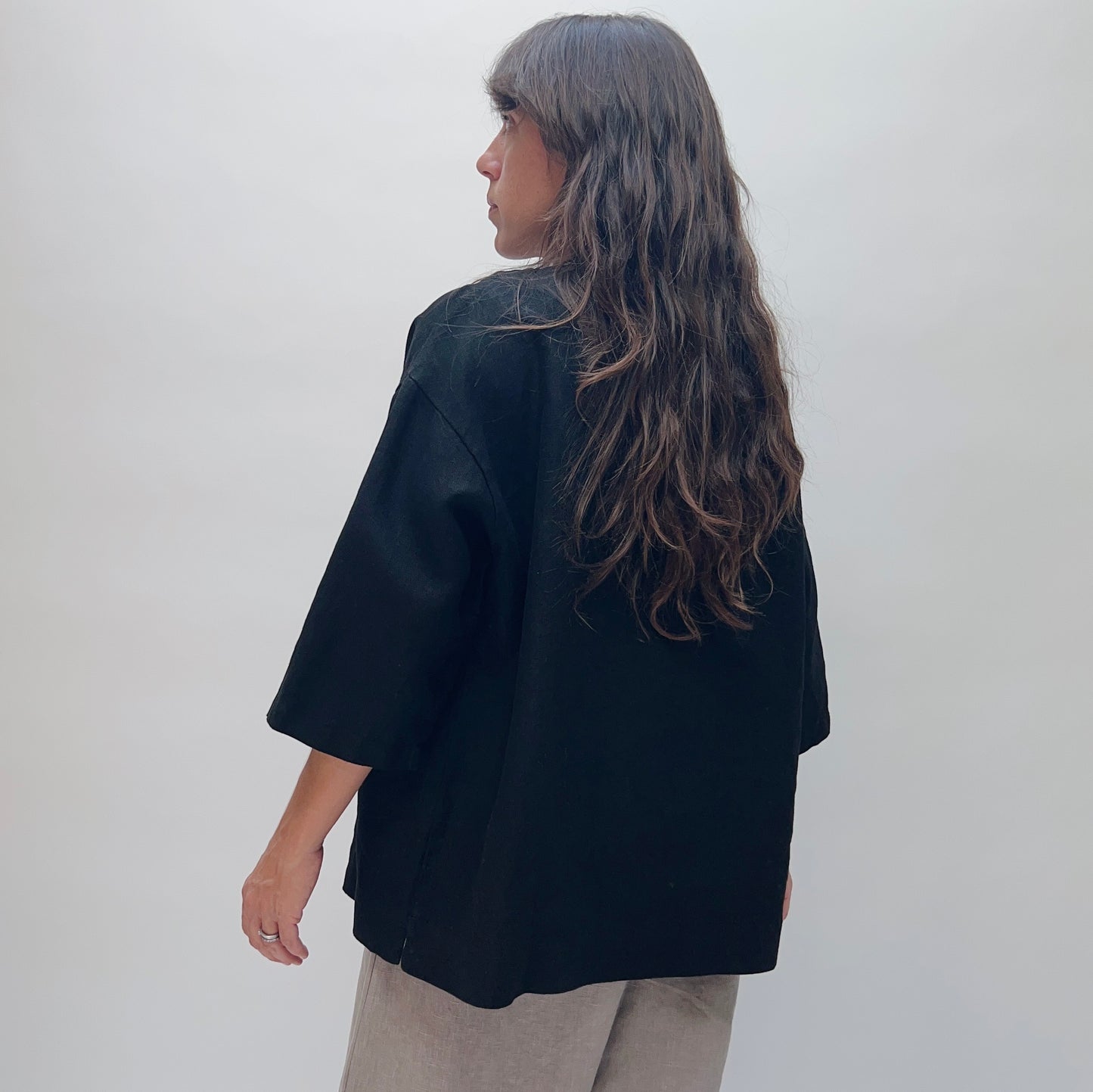 Bryn Walker | Resort Shirt in Black