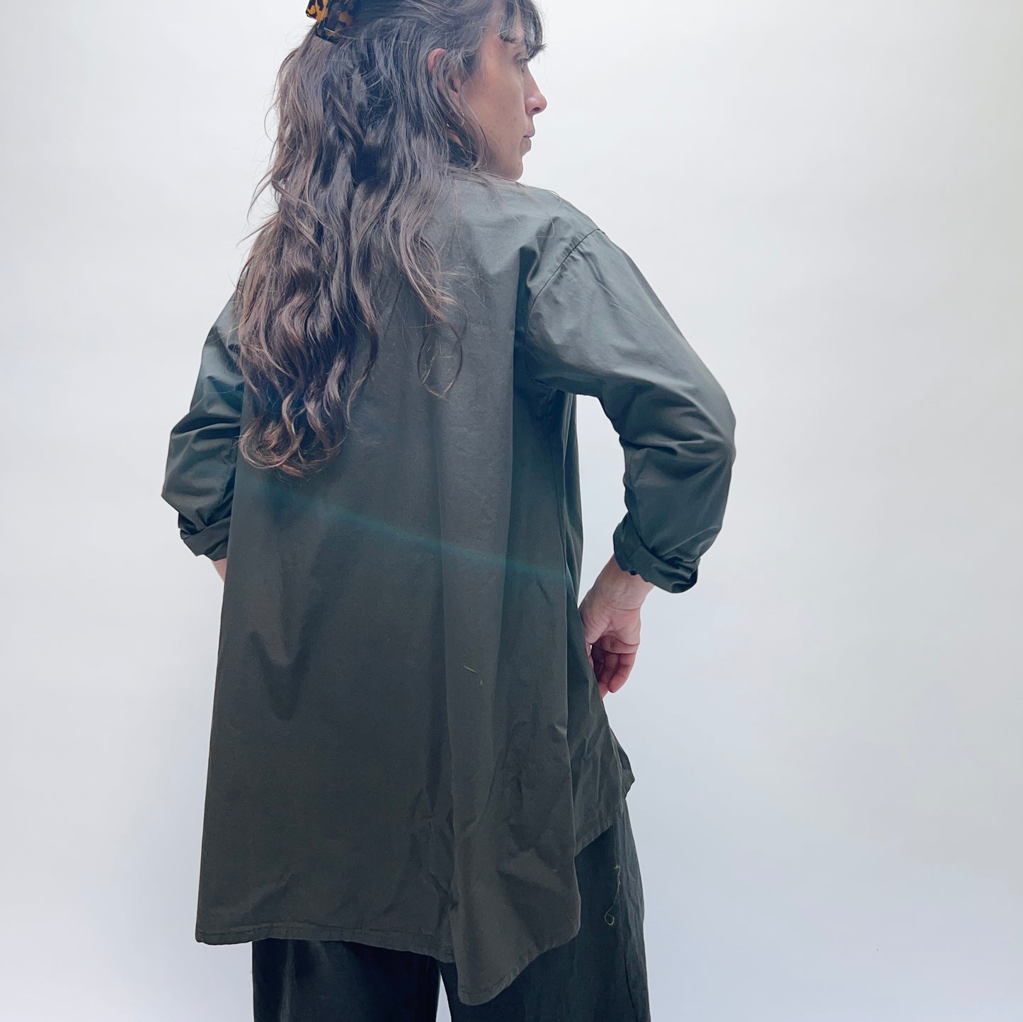 Bryn Walker | Mirren Button Down in Kelp