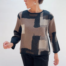 Load image into Gallery viewer, Habitat | Collage Swing Pullover in Coffee