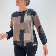 Load image into Gallery viewer, Habitat | Collage Swing Pullover in Coffee
