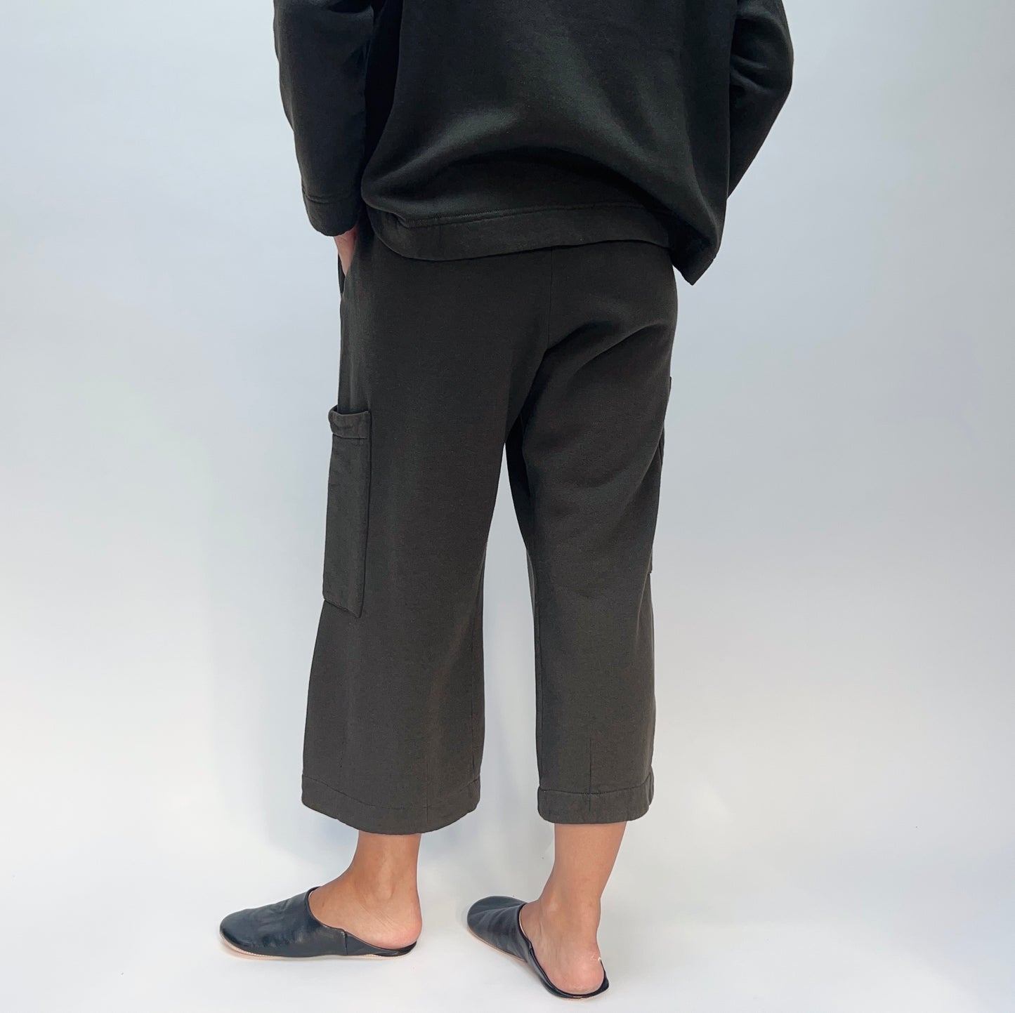 Bryn Walker | Pasha Fleece Pant in Kelp