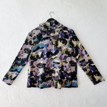 Load image into Gallery viewer, Aspen Knit Brushstroke Print Pullover in Midnight