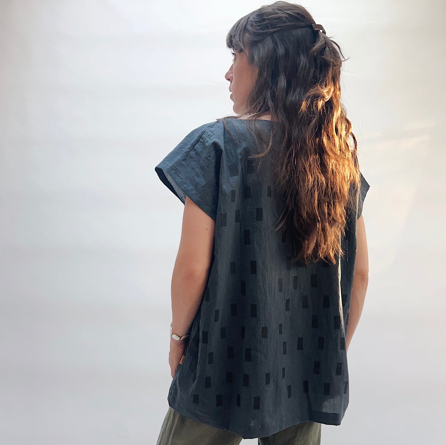 Disko Tunic in Charcoal