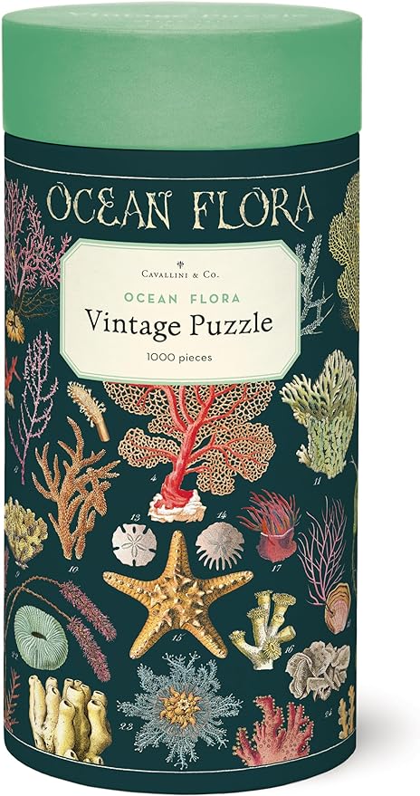 Cavallini | Ocean Flora 1000 Piece Puzzle