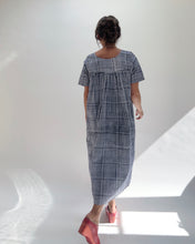 Load image into Gallery viewer, Fahari Bazaar | Sakina Dress in Navy Gingham