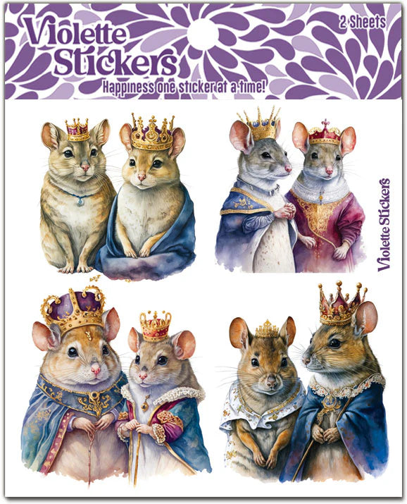 Violette Stickers | Royal Mice