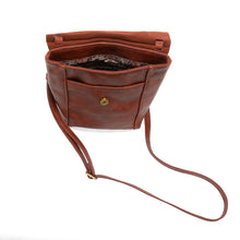 Load image into Gallery viewer, Jensy Front Flap Crossbody Bag in Cinnamon