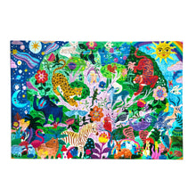 Load image into Gallery viewer, Eeboo | Tree of Wildlife 100 Piece Puzzle