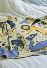 Load image into Gallery viewer, Swans Baby Blanket in Daffodil