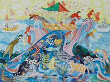 Load image into Gallery viewer, Swells Baby Blanket in Flame