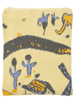 Load image into Gallery viewer, Swans Baby Blanket in Daffodil