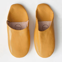 Load image into Gallery viewer, Moroccan Babouche Slippers in Ochre