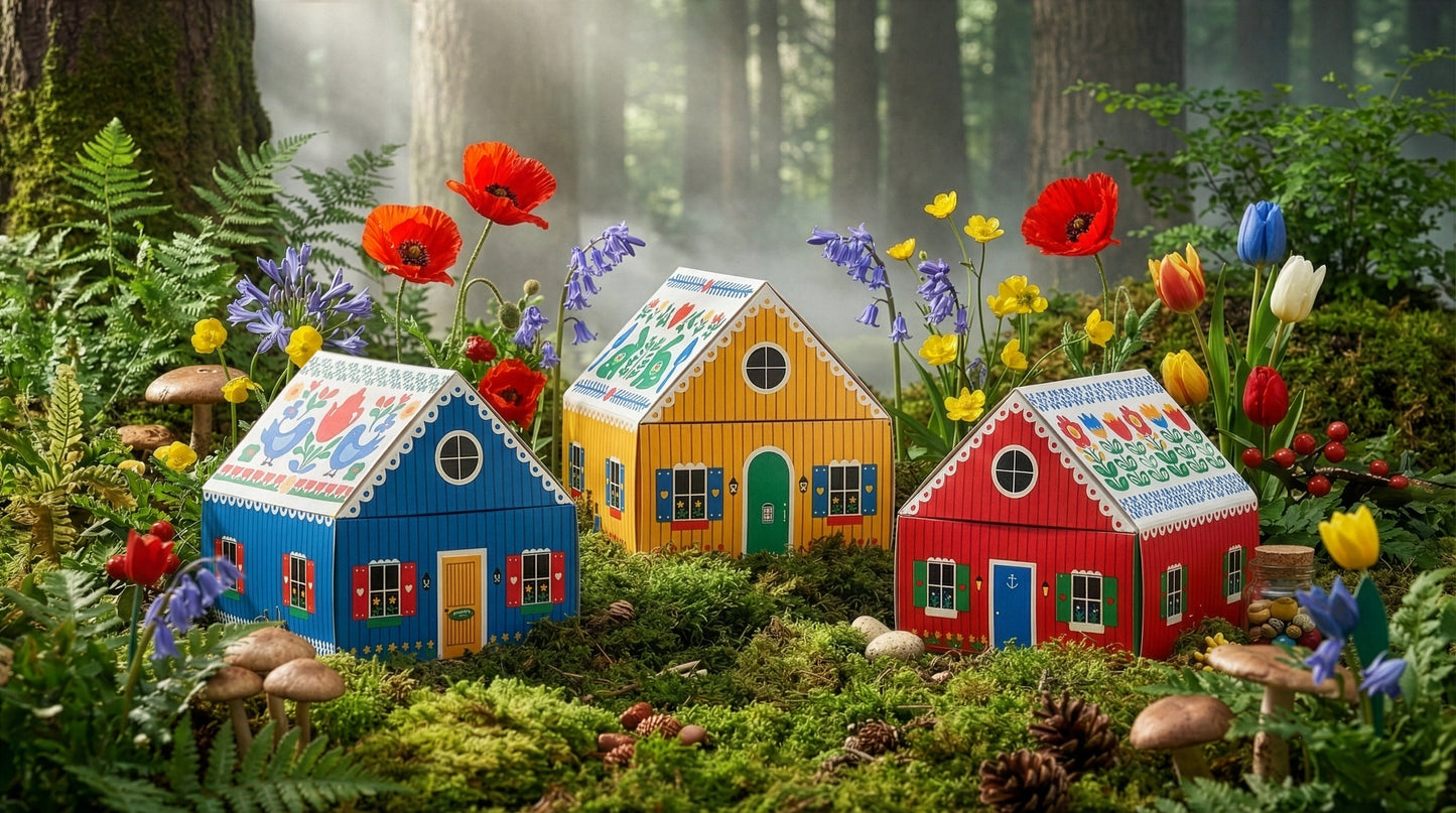 Swedish Dream Tiny Living Yellow Matchbox Cottage