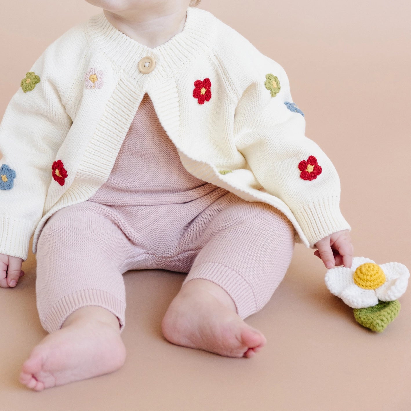 Cotton Flower Cardigan