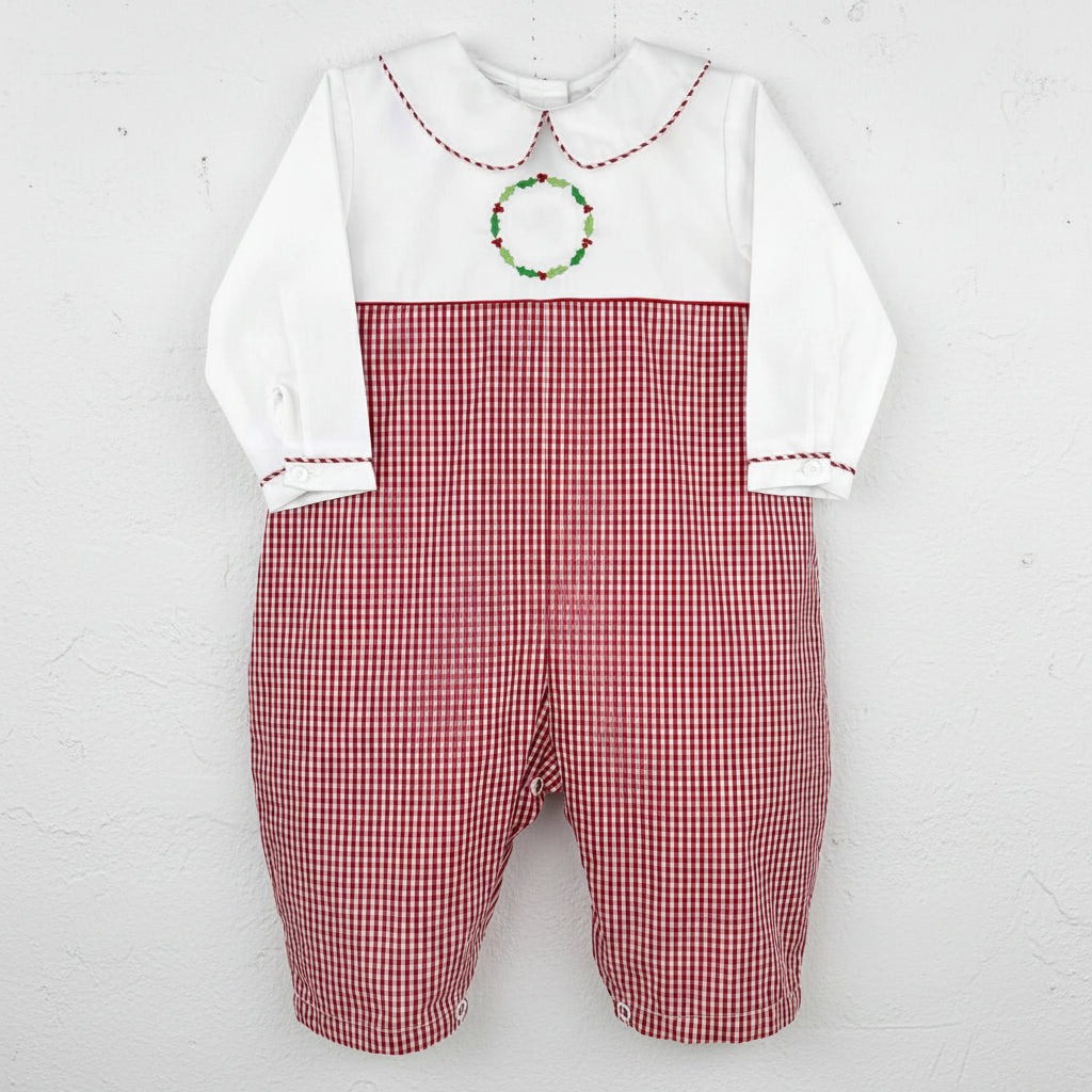 Embroidered Holiday Longall