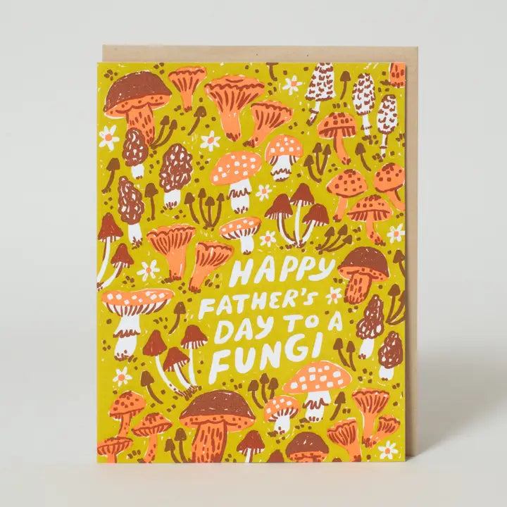 Fungi Mushroom Father's Day Card