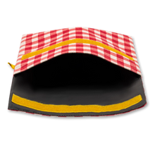 Load image into Gallery viewer, Fluf | Flip Snack Bag in Gingham Red