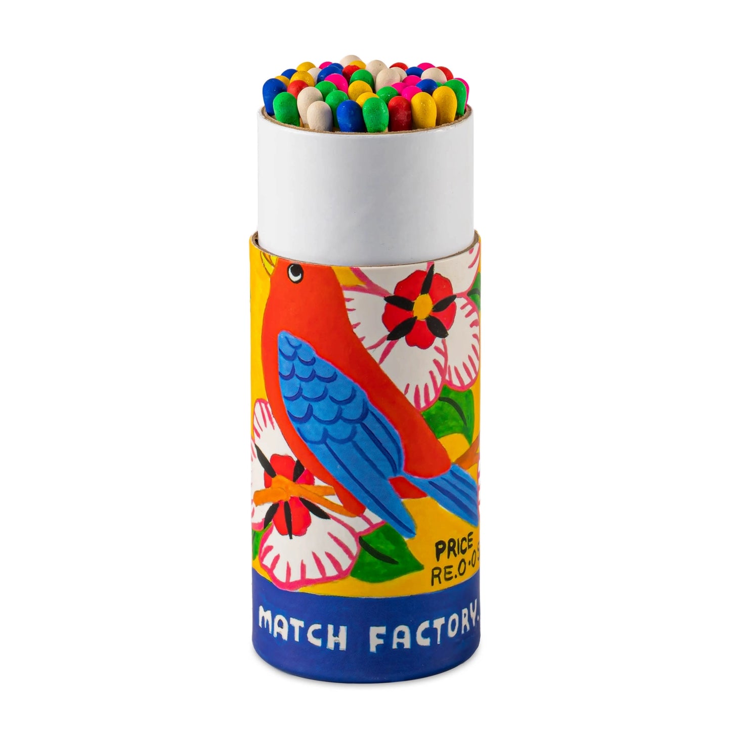 Flowerbird Safety Match Cylinder