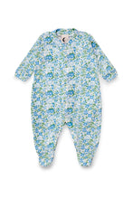 Load image into Gallery viewer, Baby Sleepsuit in Blue Floral