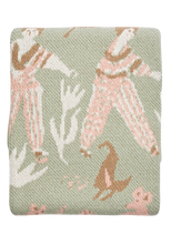 Load image into Gallery viewer, Forest Friends Baby Blanket in Sky