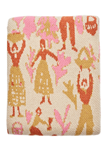 Load image into Gallery viewer, Swiss Fields Baby Blanket in Carnation