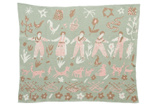 Load image into Gallery viewer, Forest Friends Baby Blanket in Sky