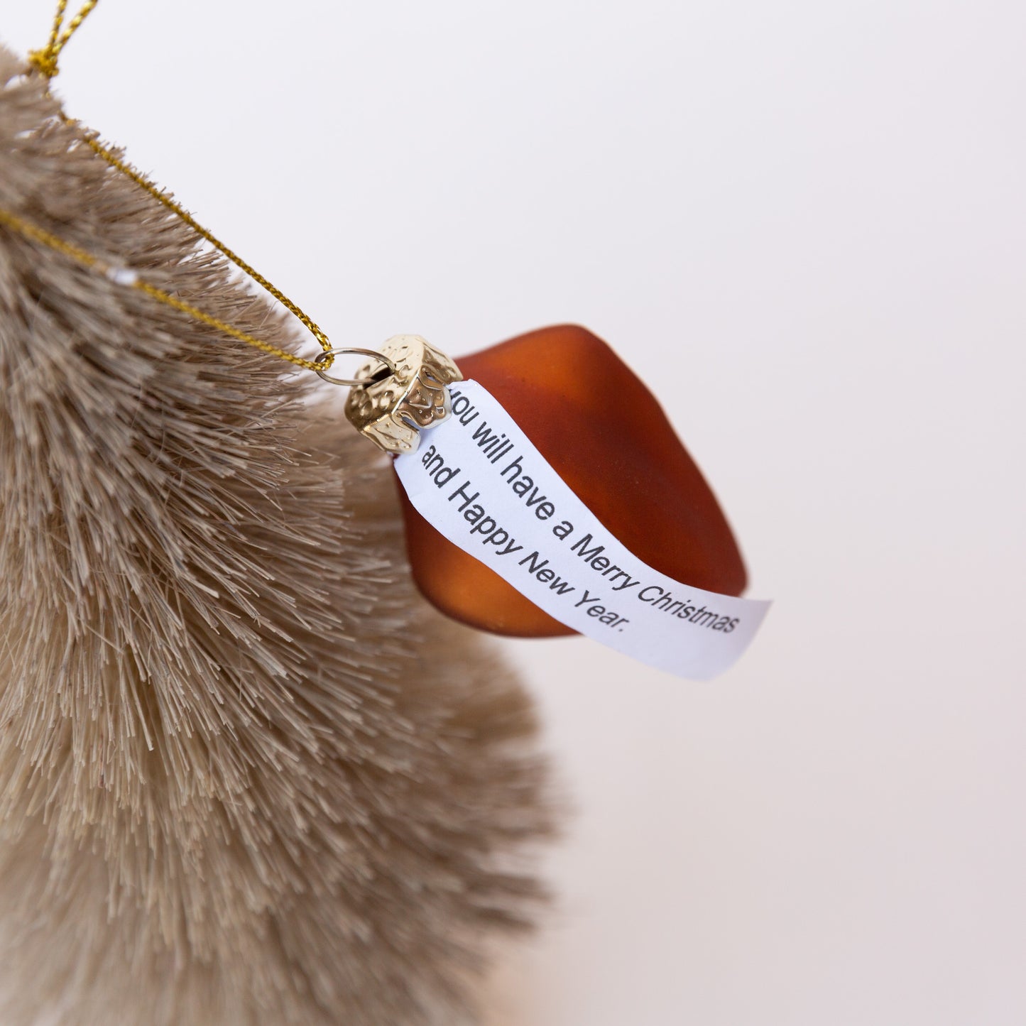 Fortune Cookie Ornament