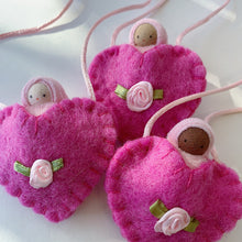 Load image into Gallery viewer, Pink Heart Baby Necklace