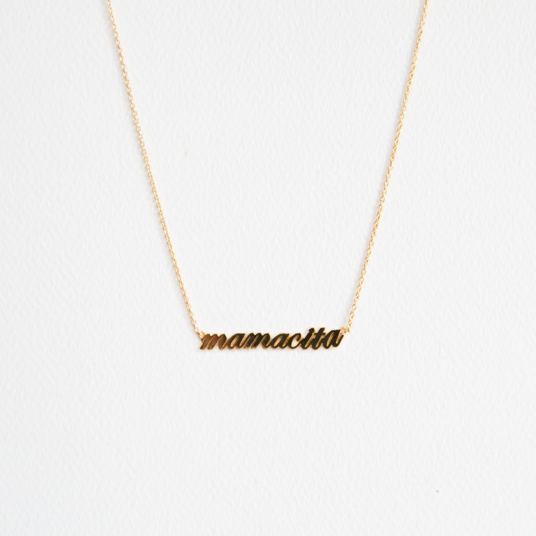Gold Mamacita Necklace